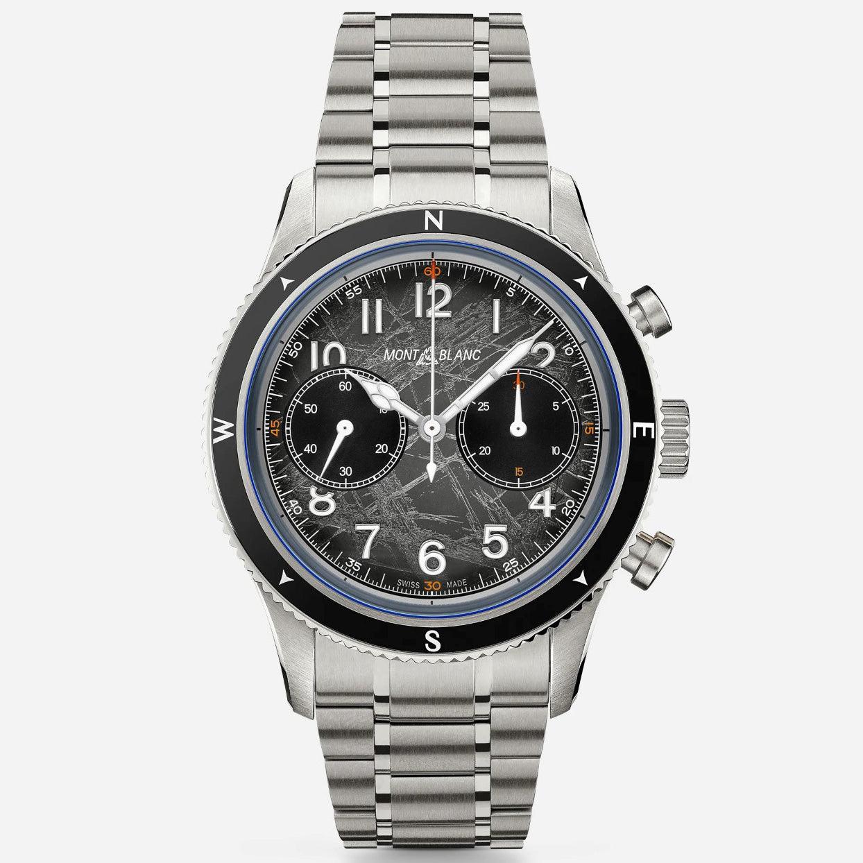 Orologio Montblanc 1858 Automatic Chronograph 42mm in Acciaio