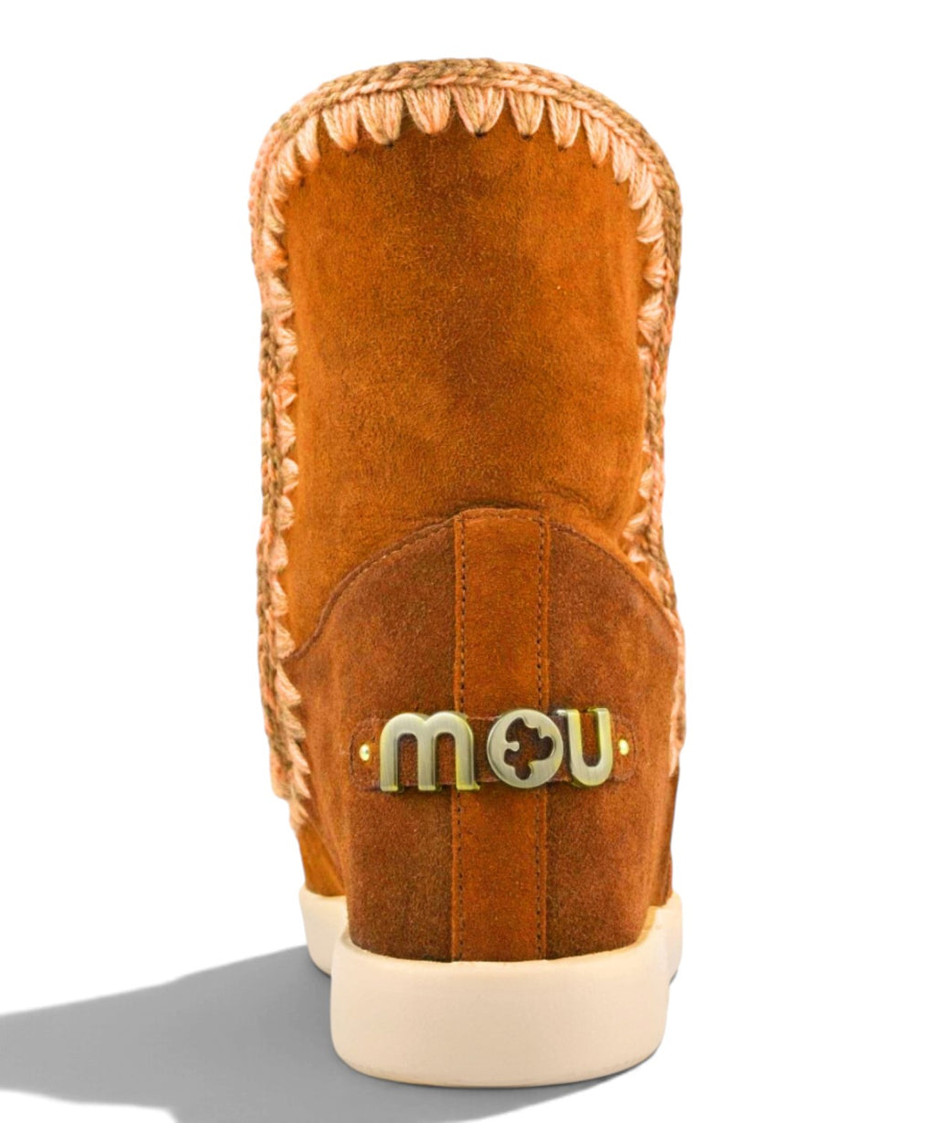 Bottes femme Mou New Inner Wedge Suede avec semelle compensée intérieure
