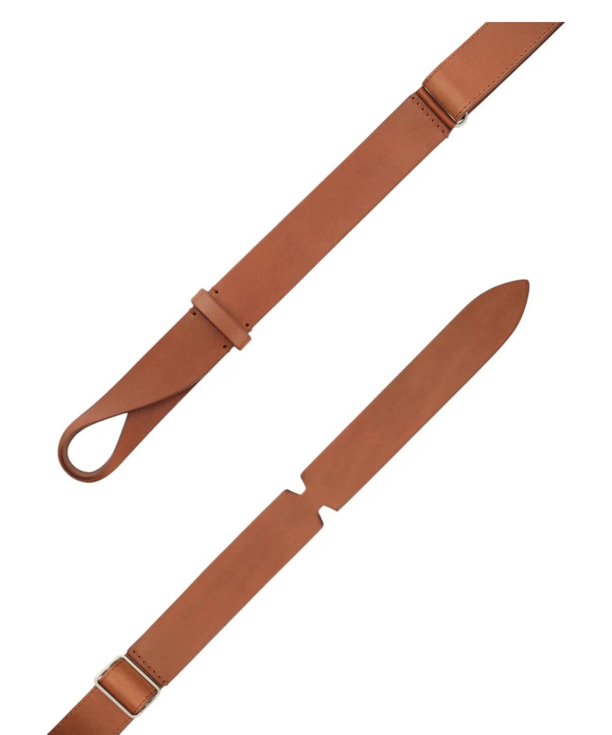 Cintura Nobuckle Bull in Cuoio 15