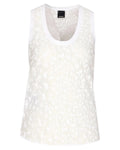 Top in georgette jacquard con motivo animalier-Pinko-Top-Vittorio Citro Boutique
