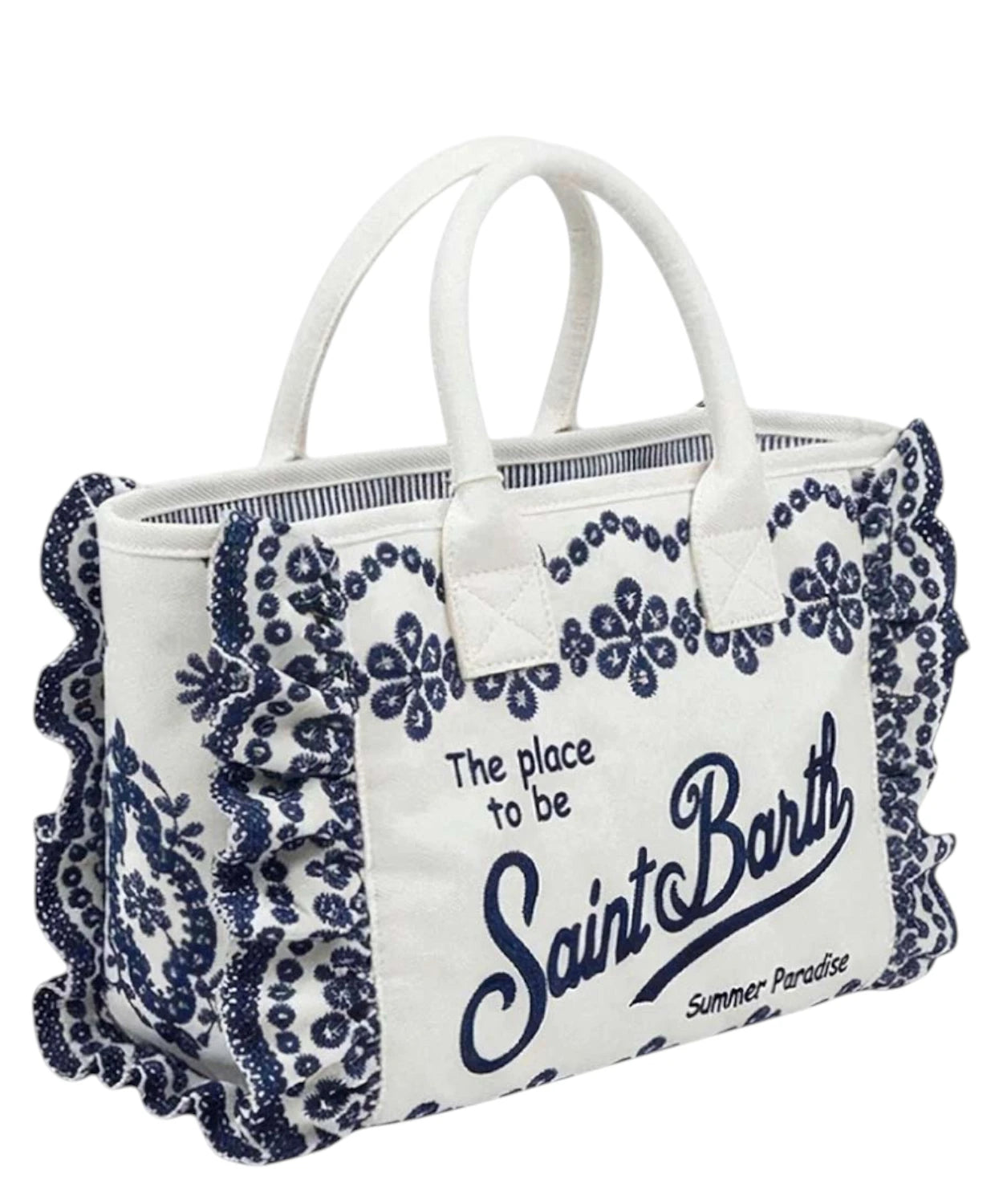 Sac Vanity MC2 Saint Barth en dentelle sangallo