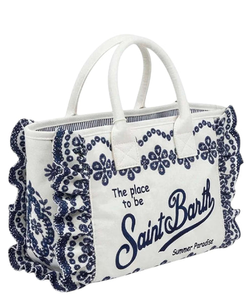 Sac Vanity MC2 Saint Barth en dentelle sangallo