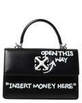 Sac Off-White Jitney 1.4 Quote en Cuir avec Bandoulière