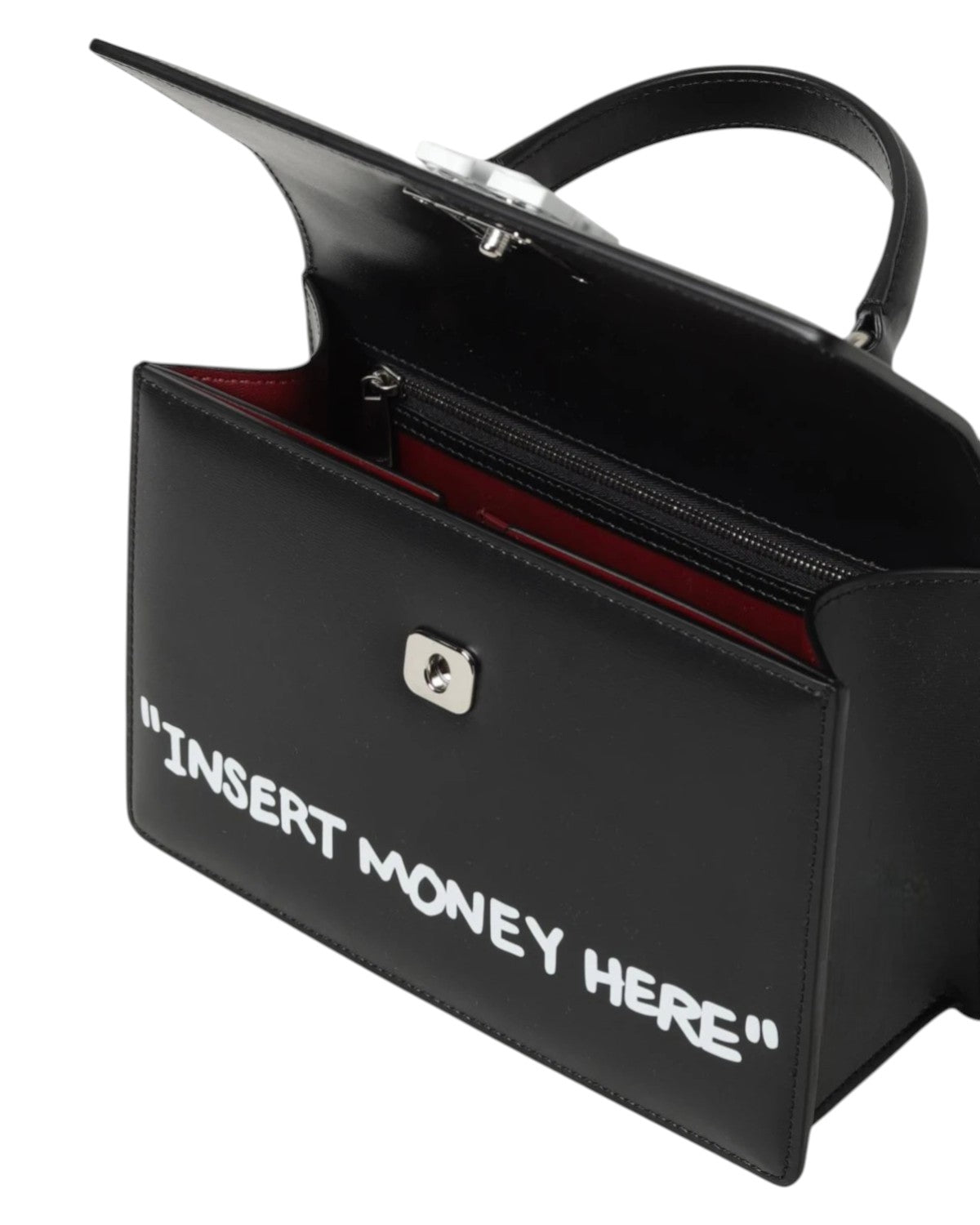 Sac Off-White Jitney 1.4 Quote en Cuir avec Bandoulière