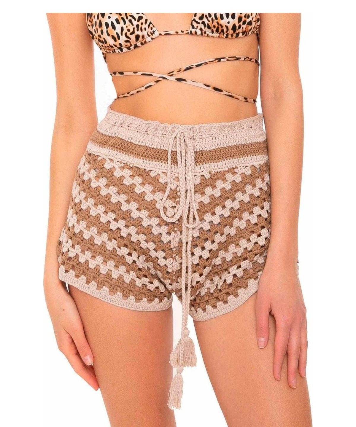Pantaloncini multicolore crochet 5