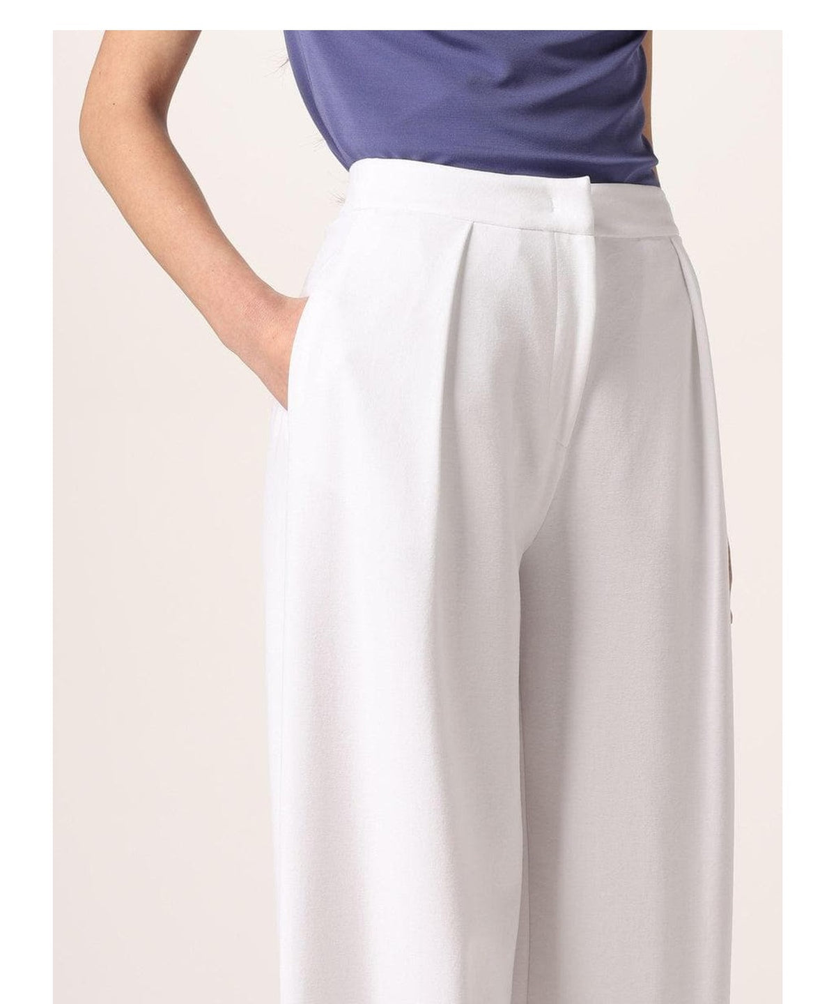 Pantalone ampio con Pince Emporio Armani 4