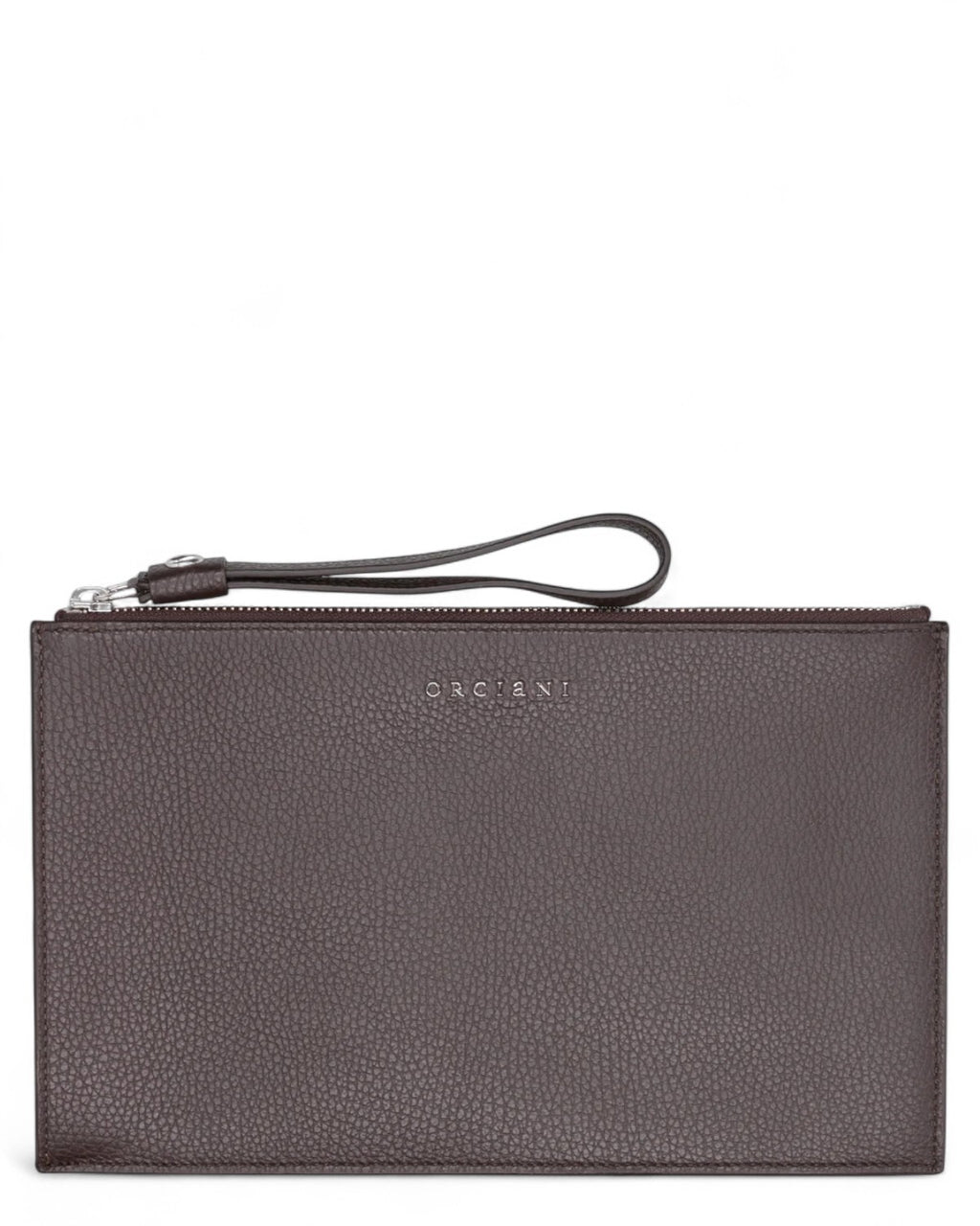 Busta Grande Micron in Pelle con Polsiera e RFID-Orciani-Pochette-Vittorio Citro Boutique