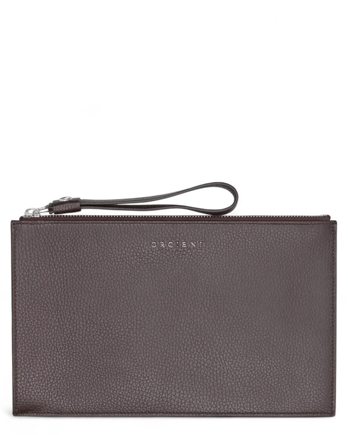 Busta Grande Micron in Pelle con Polsiera e RFID-Orciani-Pochette-Vittorio Citro Boutique