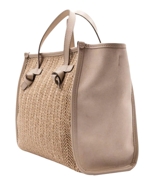 Sac d'été Gianni Chiarini Miss Marcella 32 en paille et daim