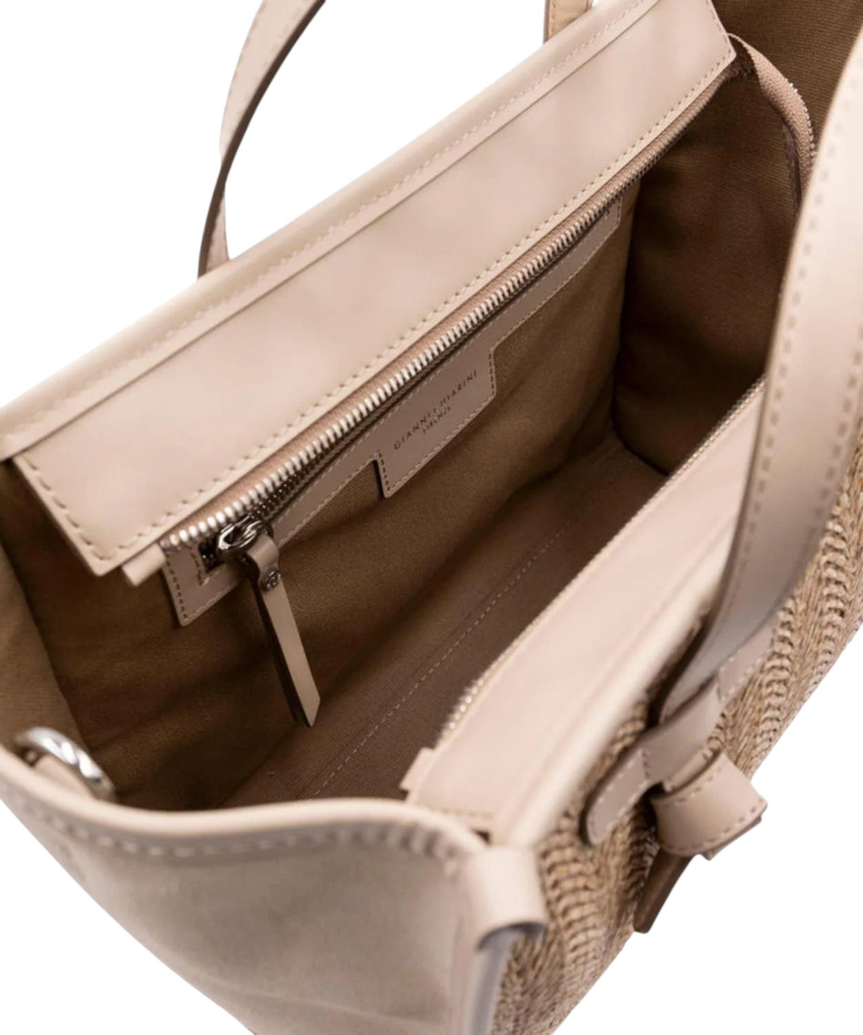 Sac d'été Gianni Chiarini Miss Marcella 32 en paille et daim