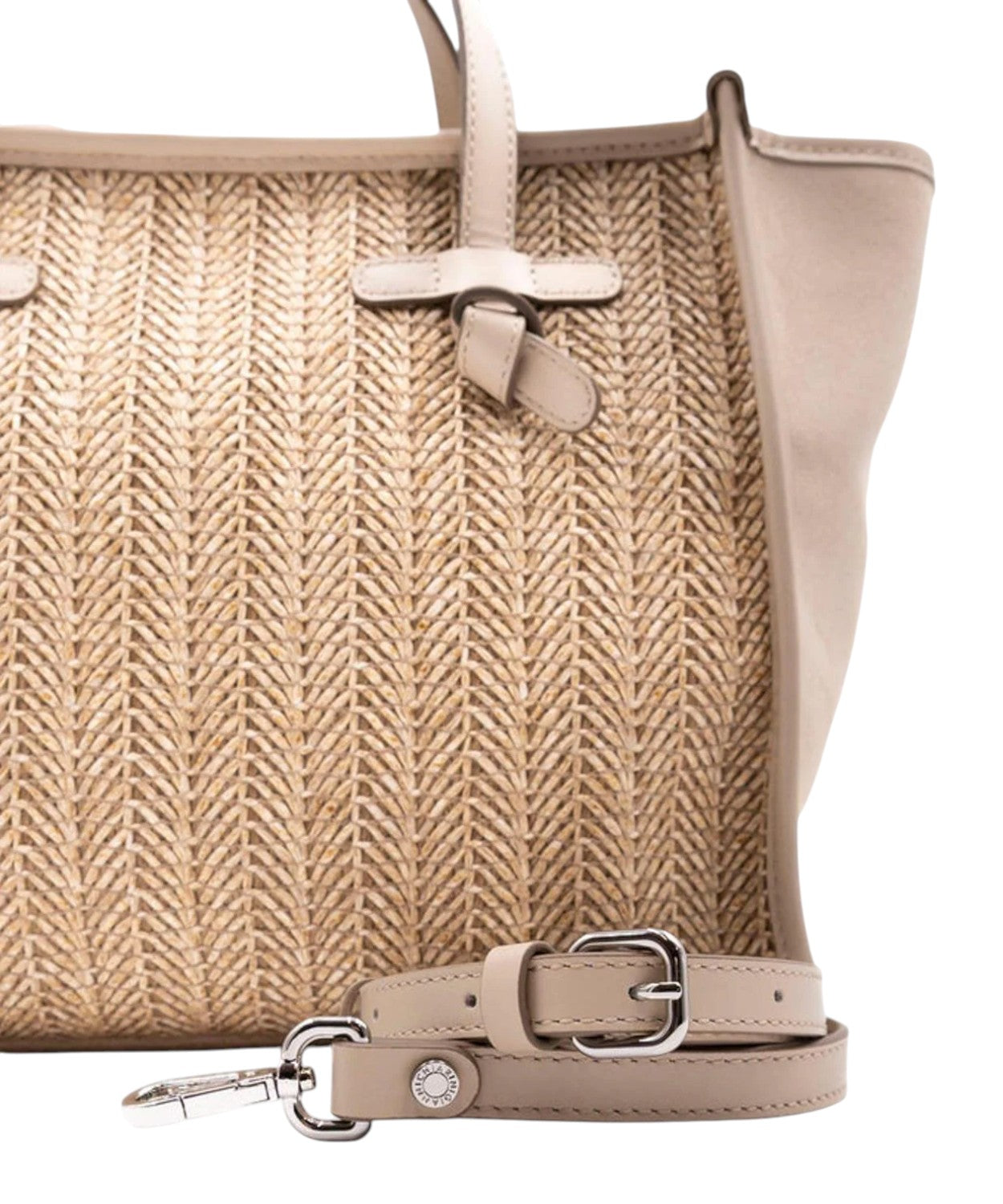 Sac d'été Gianni Chiarini Miss Marcella 32 en paille et daim