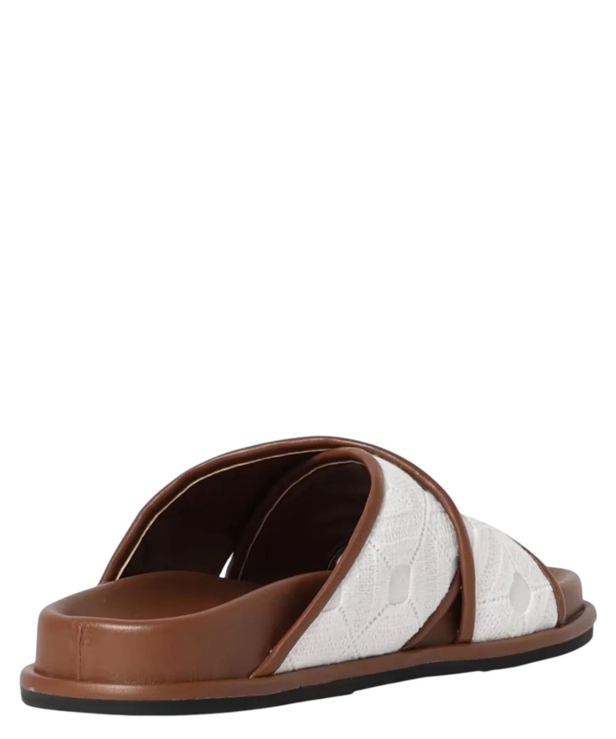 Sandales Femme Max Mara Peonie avec Broderie et Brides Croisées