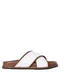 Sandales Femme Max Mara Peonie avec Broderie et Brides Croisées
