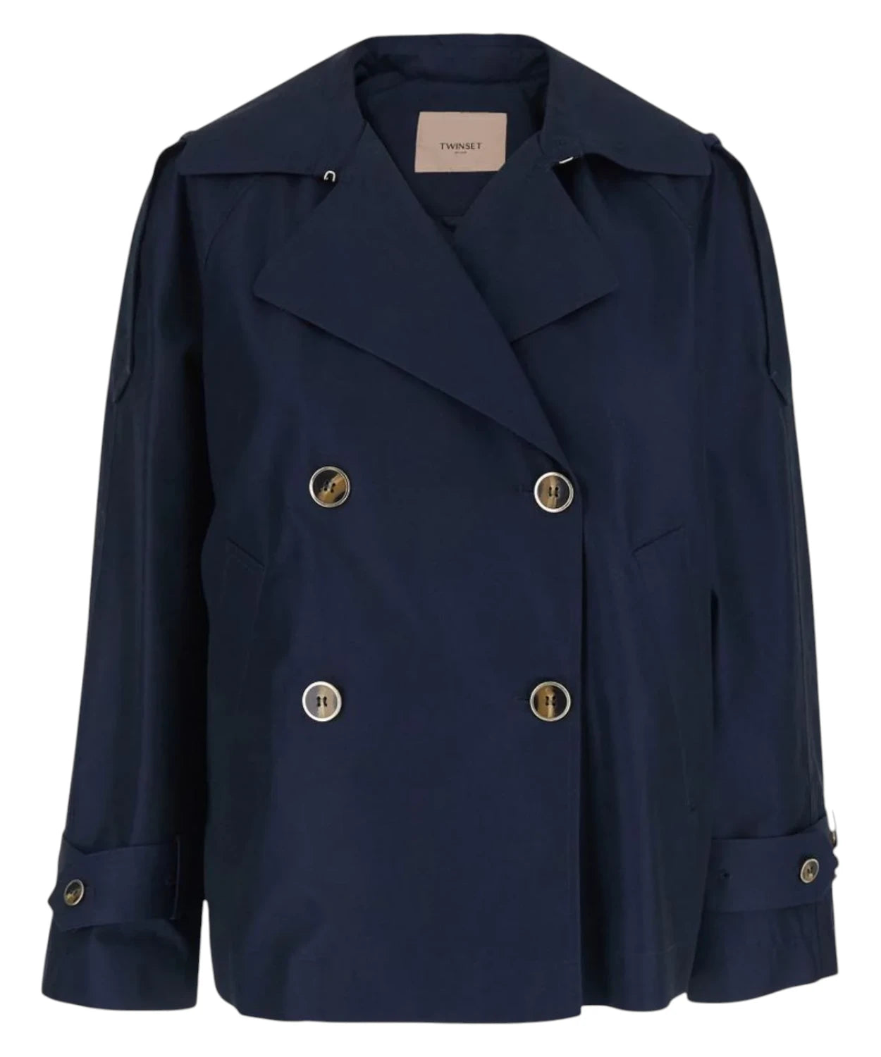 Trench court Twinset femme en coton élégant