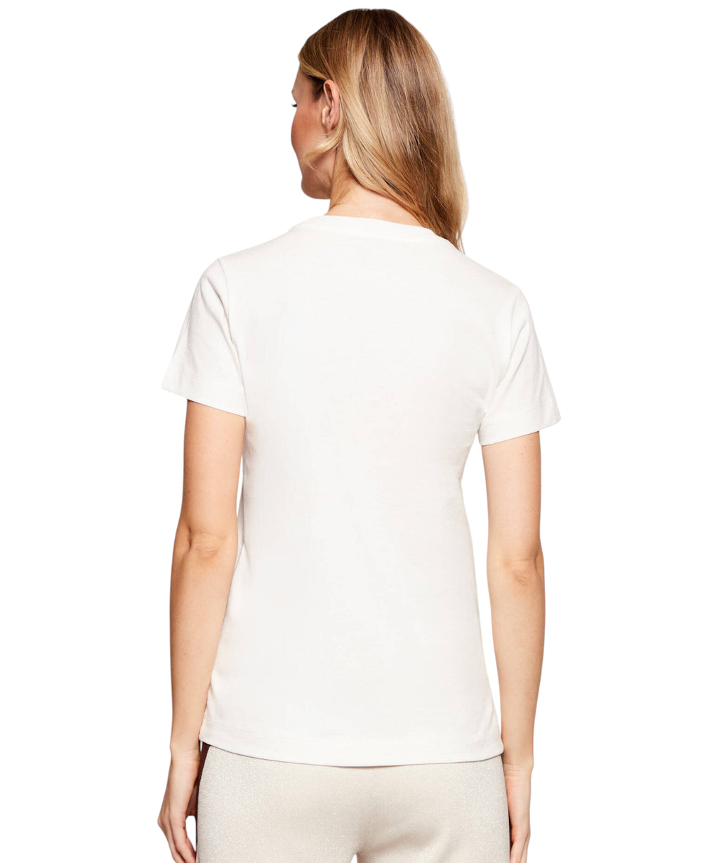 T-shirt PINKO Start en coton avec logo brodé