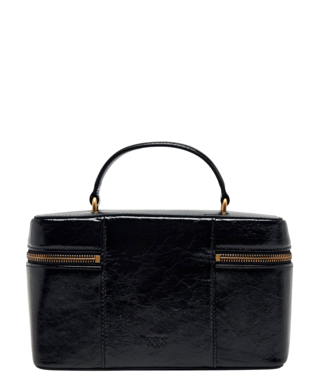Sac Vanity Pinko Love Birds en cuir