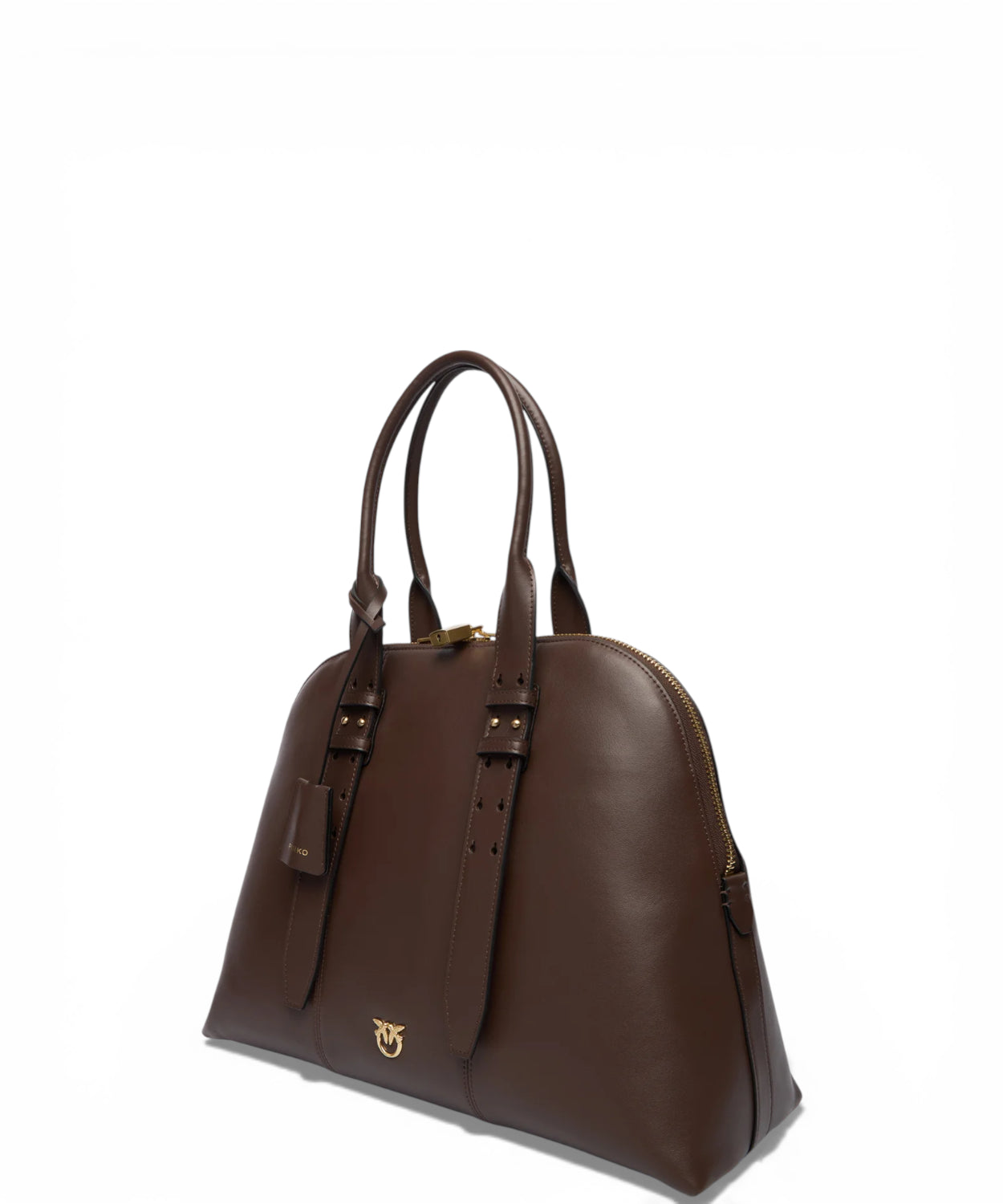 Borsa Bowling Medium Pinko con Zip