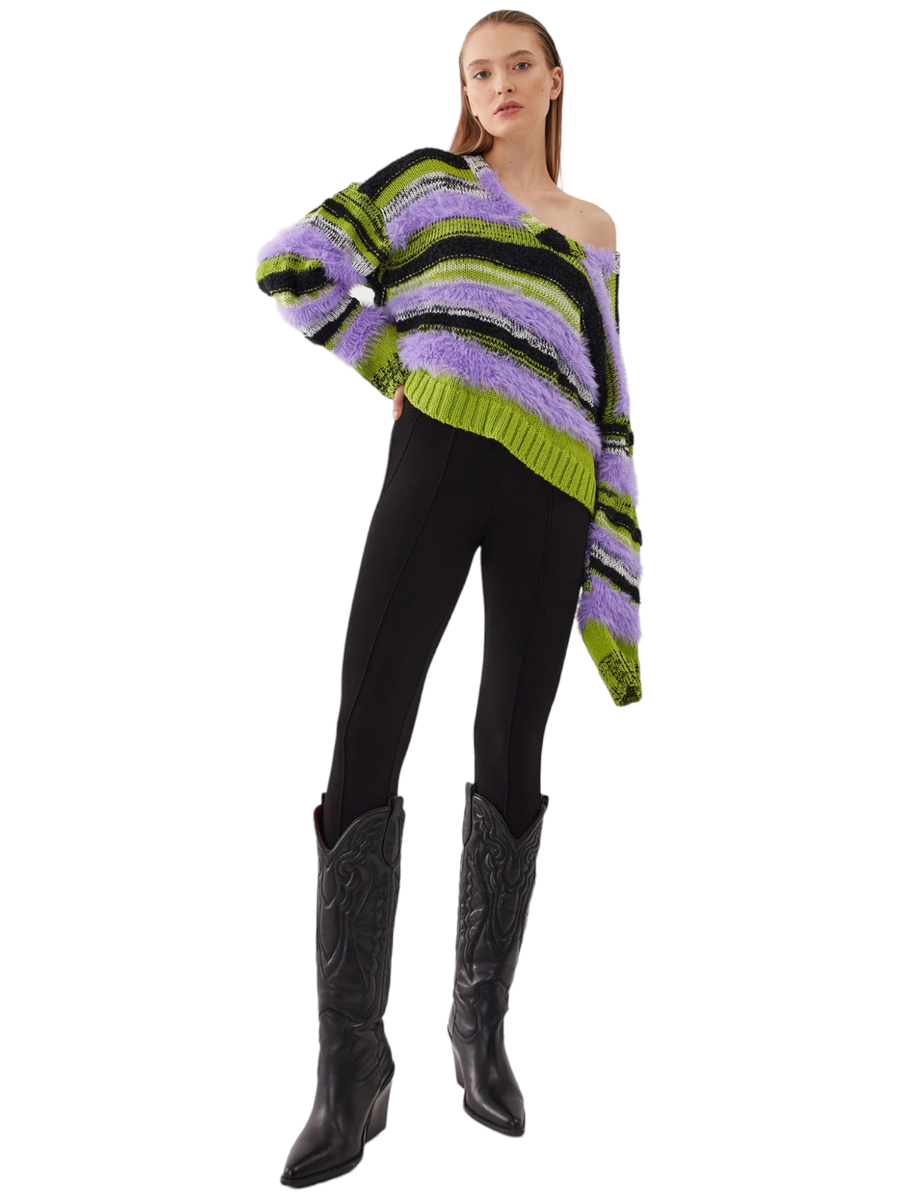 Maglia Alalunga Jacquard-Pinko-Maglieria-Vittorio Citro Boutique