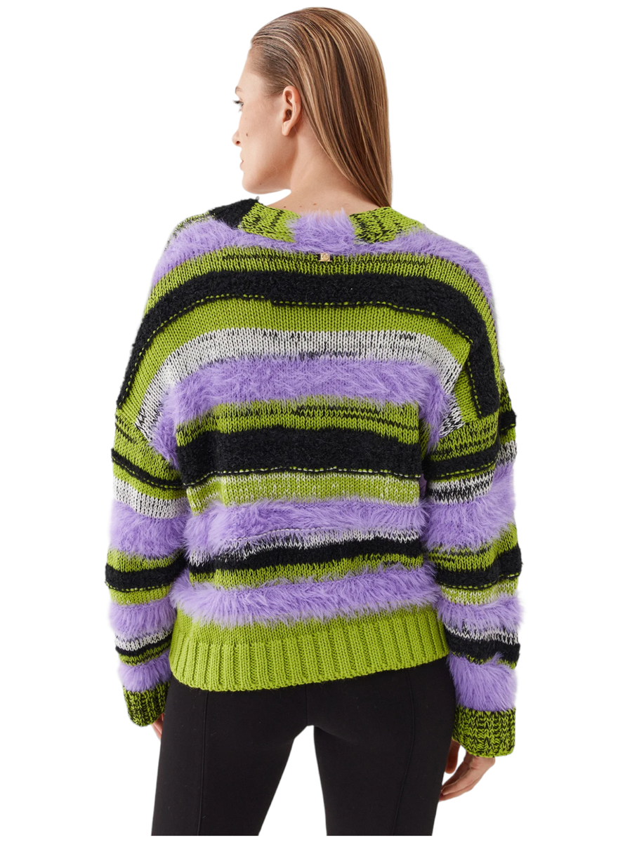 Maglia Alalunga Jacquard-Pinko-Maglieria-Vittorio Citro Boutique