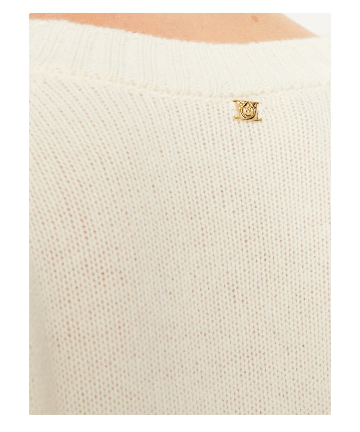Maglione scollo a V salmone-Pinko-Maglieria-Vittorio Citro Boutique