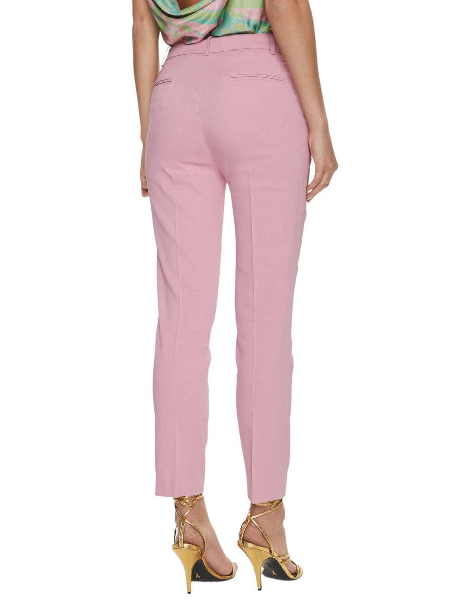 Pantalone Bello Cigarette-Fit in Lino Stretch-Pinko-Pantaloni-Vittorio Citro Boutique