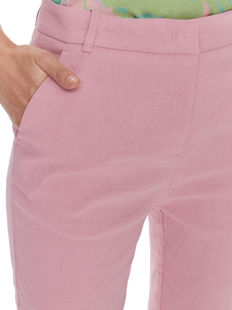 Pantalone Bello Cigarette-Fit in Lino Stretch-Pinko-Pantaloni-Vittorio Citro Boutique