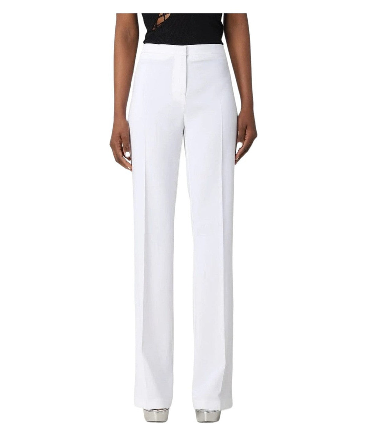 Pantaloni Hulka Flare-Fit in Crêpe-Pinko-Pantaloni-Vittorio Citro Boutique