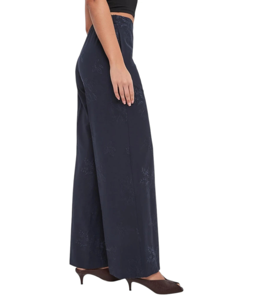 Pantalon Palazzo élégant brodé Twinset