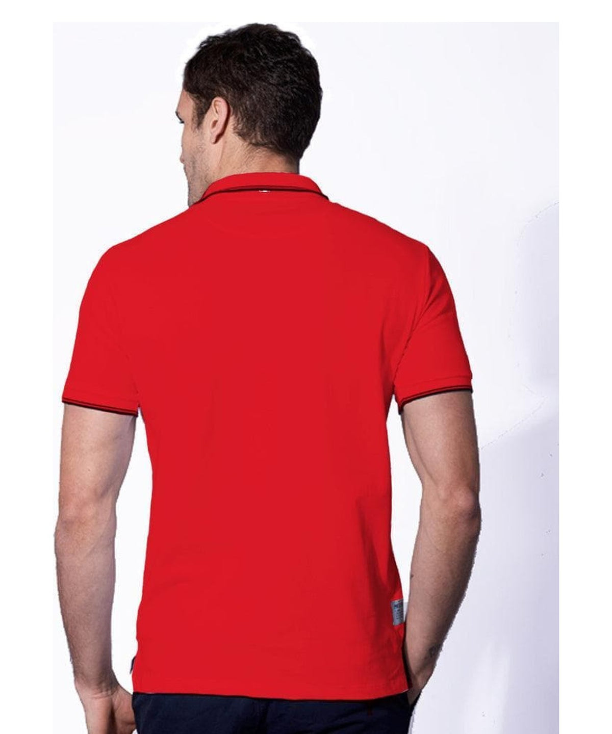 Polo in piquet  con logo st. barth check 10