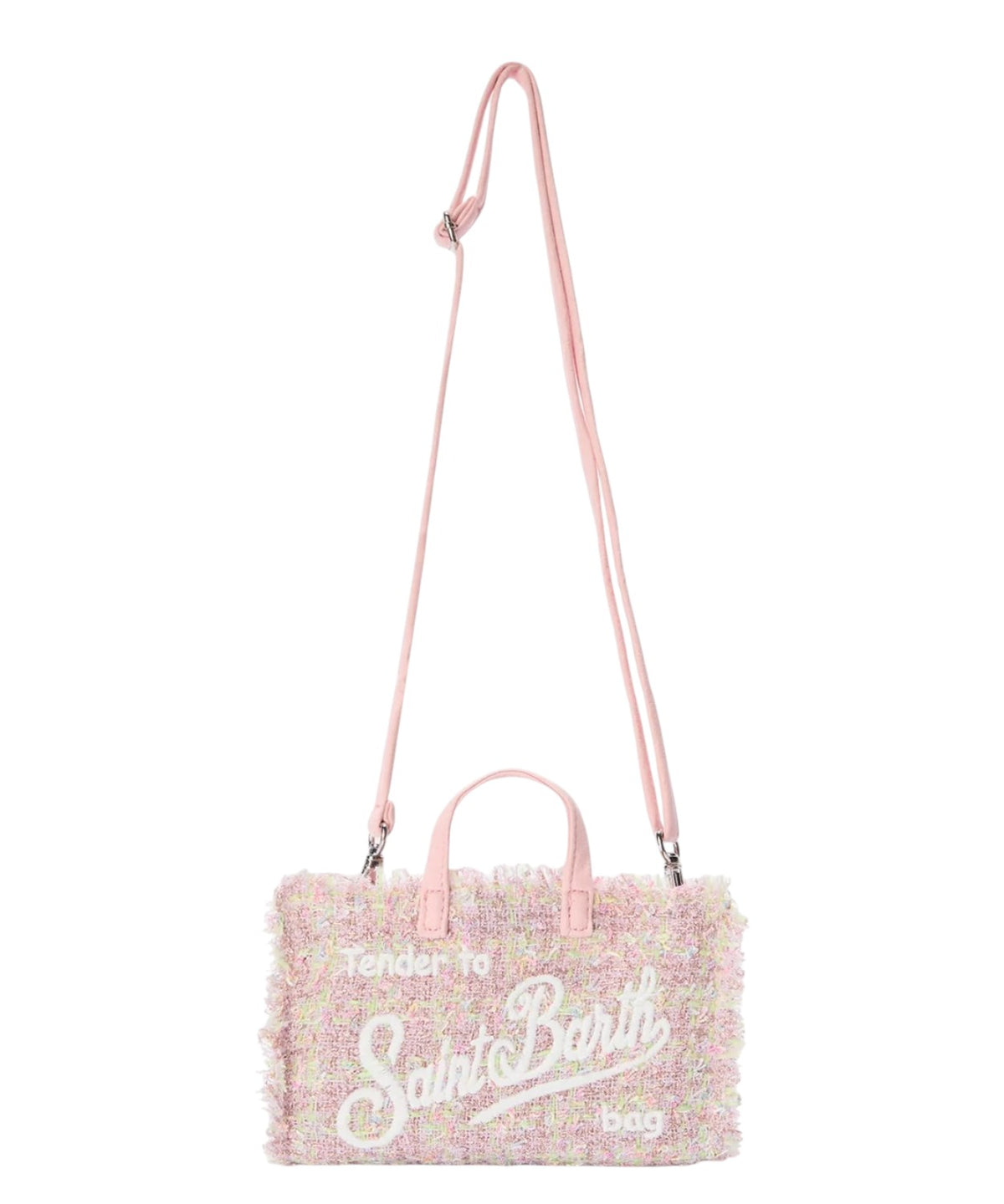 Sac pour téléphone en tweed et lurex