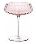 Set 2 coppe Round Up rosa antico NUDE in cristallo senza piombo