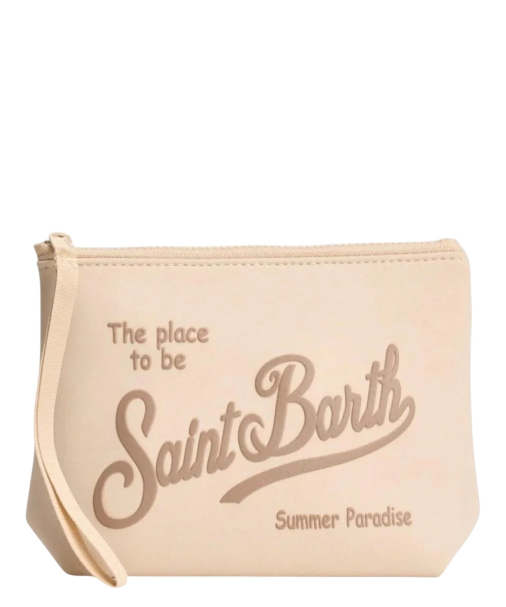 Pochette Aline MC2 Saint Barth en néoprène avec logo