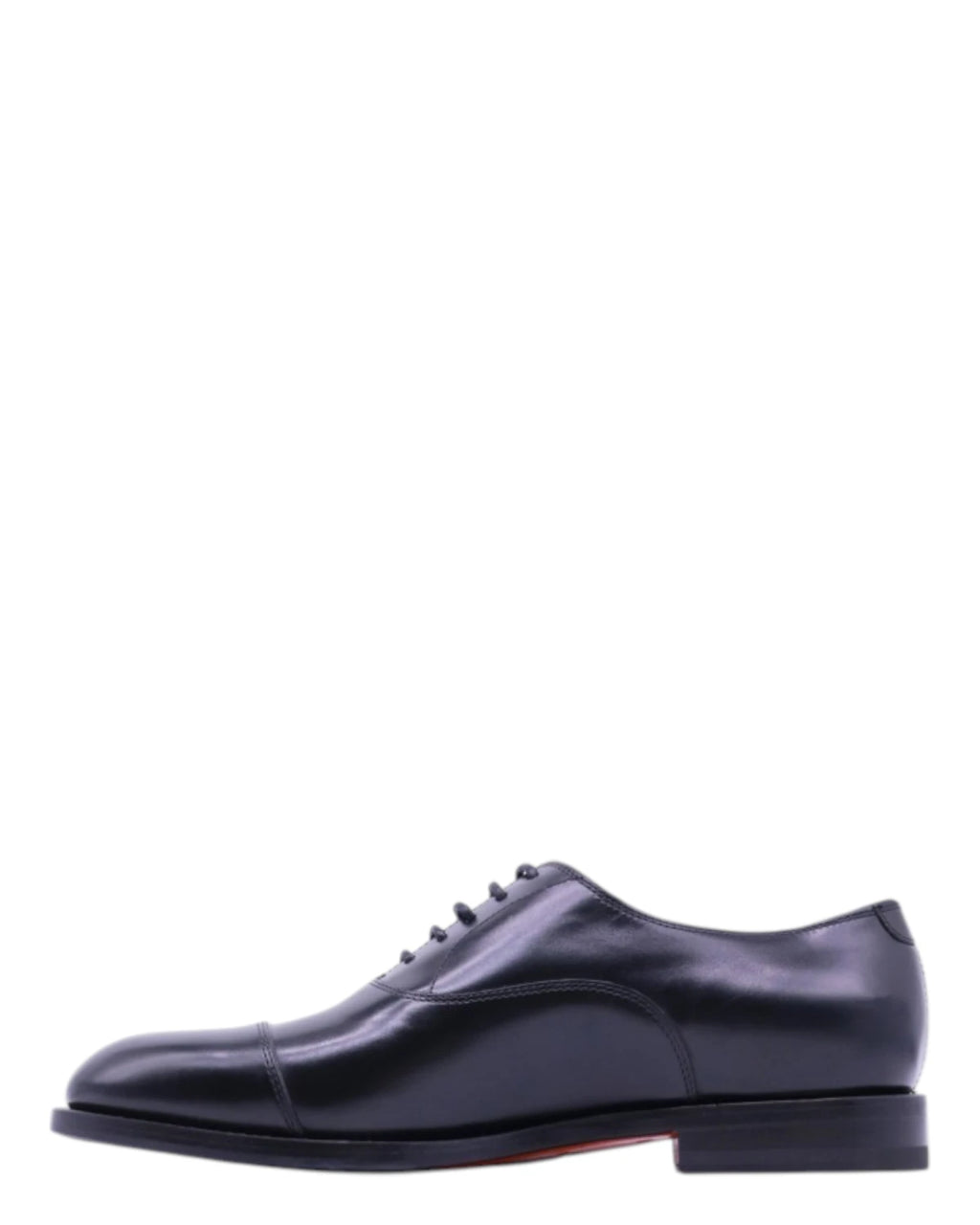Chaussures Oxford Santoni Homme Bleu en Cuir Brossé
