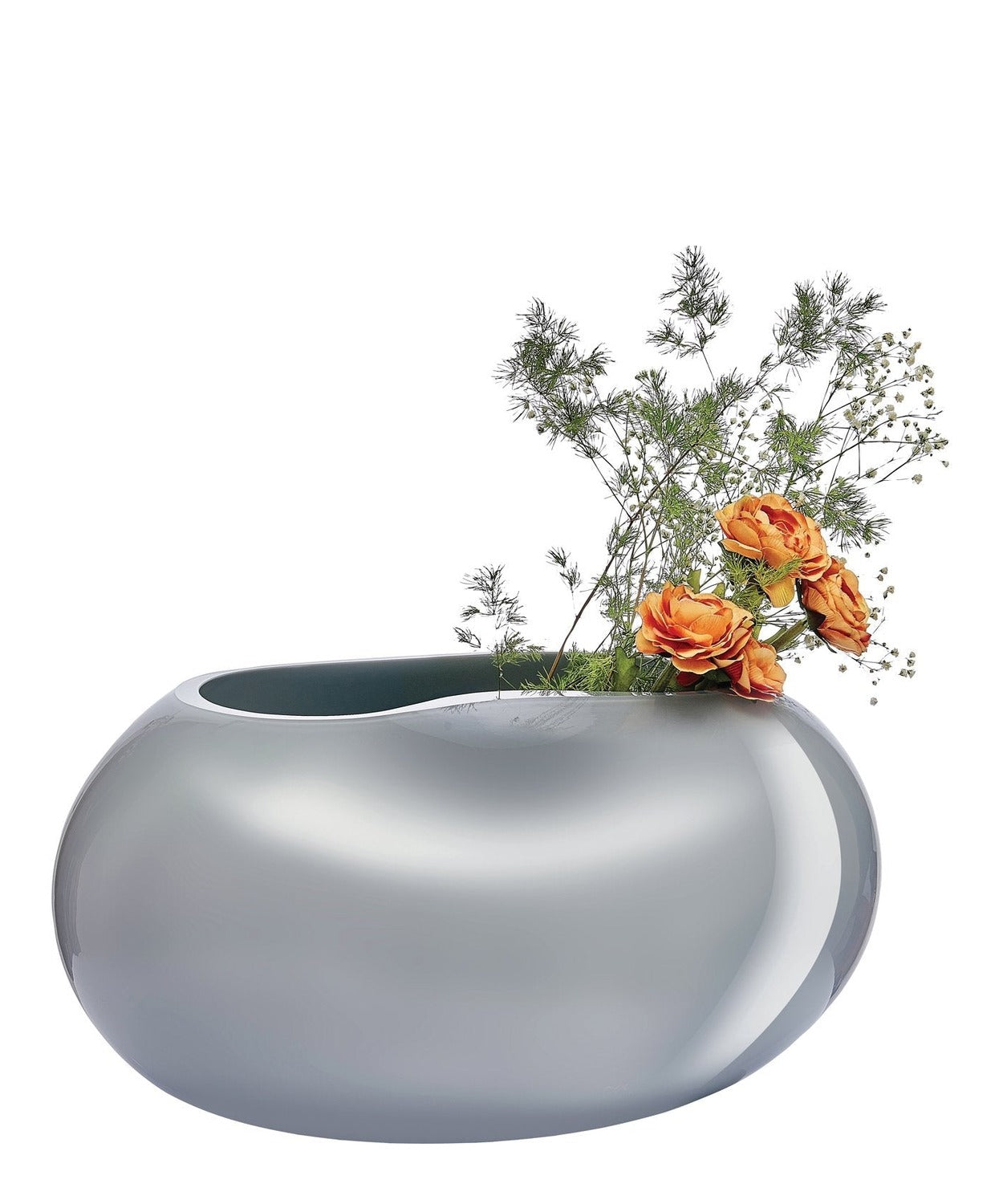 Vaso Satin piccolo NUDE in cristallo senza piombo