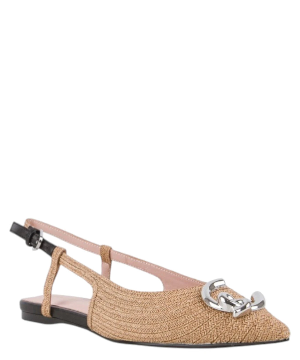 Slingback Coccinelle C-Me Ragno avec bout et talon bas