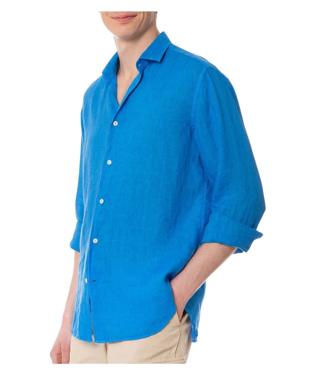 Camicia Pamplona Uomo in Lino-Mc2 Saint Barth-Camicie-Vittorio Citro Boutique