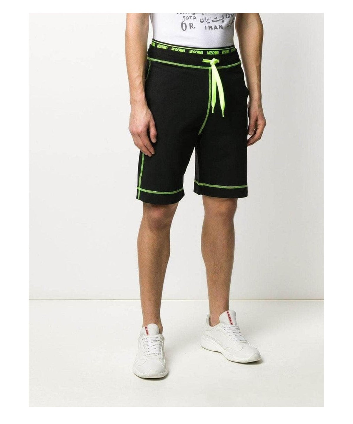 Shorts con elastico logato 2