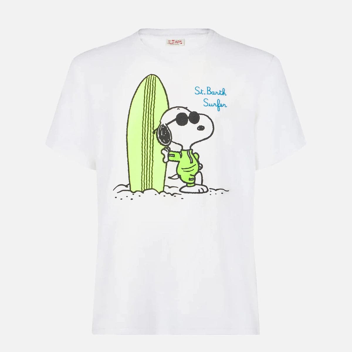 T-shirt con stampa surfer Snoopy | Peanuts® Special Edition-T-shirt-Mc2 Saint Barth-Vittorio Citro Boutique