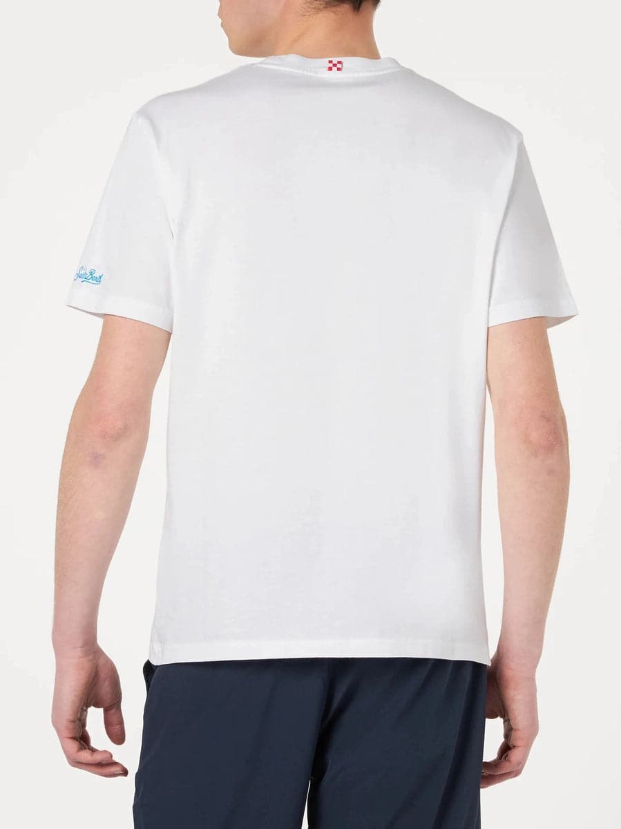 T-shirt con stampa surfer Snoopy | Peanuts® Special Edition-T-shirt-Mc2 Saint Barth-Vittorio Citro Boutique