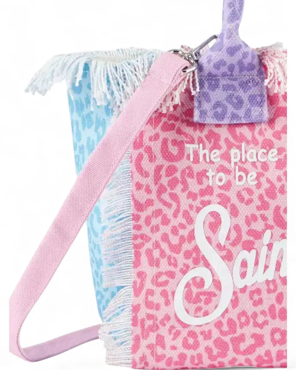 Borsa Colette in Canvas Stampa Leopard Pastel-Mc2 Saint Barth-Borse a mano-Vittorio Citro Boutique