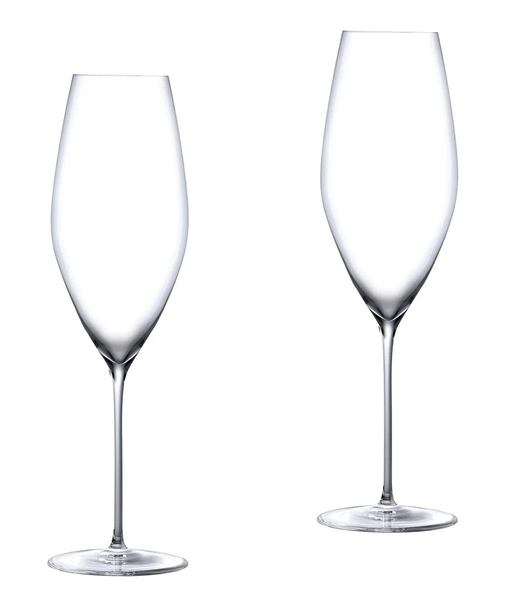 Set 2 calici da spumante Stem Zero NUDE in cristallo senza piombo
