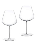 Set 2 calici da vino rosso Stem Zero Elegant grandi NUDE in cristallo senza piombo