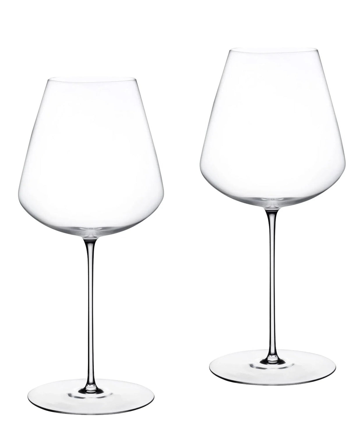 Set 2 calici da vino rosso Stem Zero Elegant medi NUDE in cristallo senza piombo