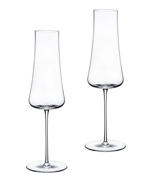Set 2 calici da champagne Stem Zero Volcano