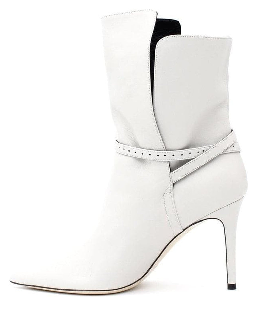Stivaletto in Pelle con Cinturino Regolabile 5