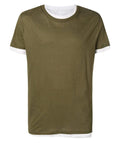 T-shirt a Strati Majestic Filatures in Cotone 1