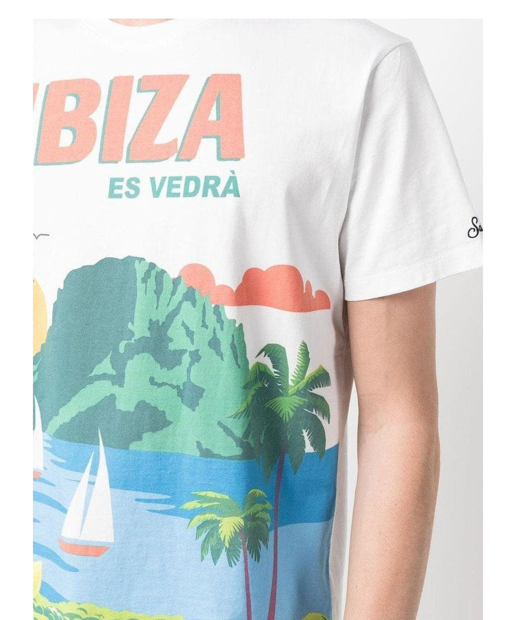T-shirt con cartolina ibiza 4