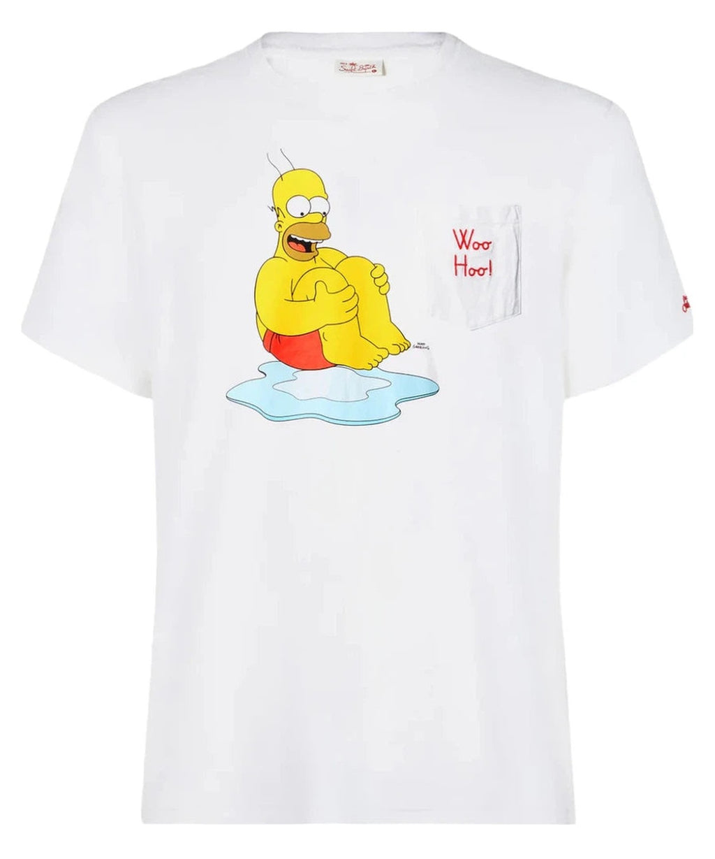 Cotone uomo t-shirt con stampa Homer | THE SIMPSONS SPECIAL EDITION-T-shirt-Mc2 Saint Barth-Vittorio Citro Boutique