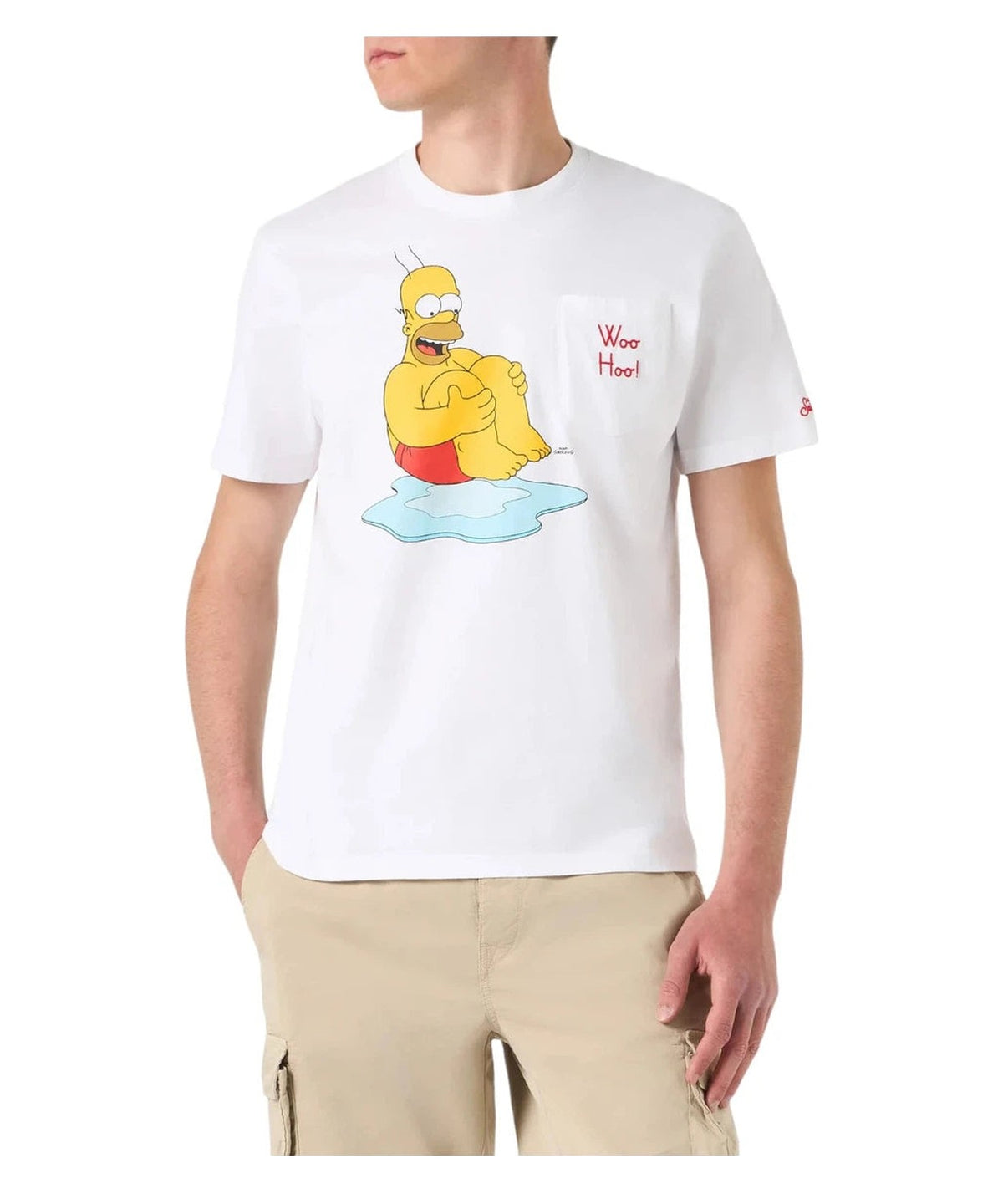 Cotone uomo t-shirt con stampa Homer | THE SIMPSONS SPECIAL EDITION-T-shirt-Mc2 Saint Barth-Vittorio Citro Boutique