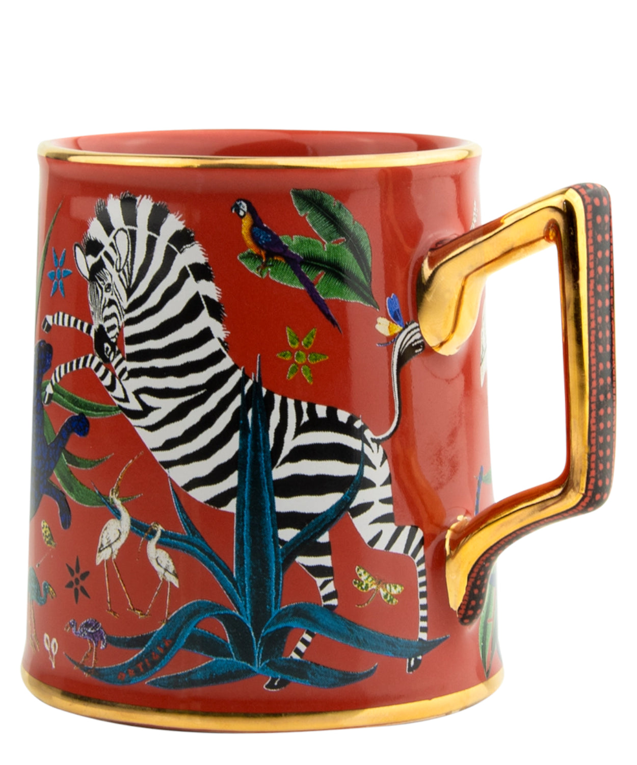 Ortigia Tazza in Ceramica Corallo